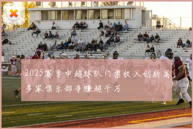2025赛季中超球队门票收入创新高多家俱乐部净赚超千万